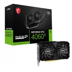 Відеокарта MSI RTX 4060 Ti 16GB GDDR6 VENTUS 2X Black