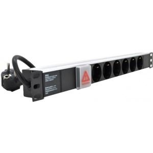 Мережевий фільтр Ritar 6 р. 1.8 м Black ((1U-M6-K-GER/07693))