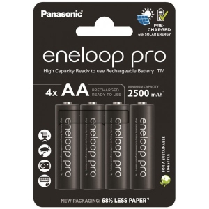 Акумулятор тип AA Panasonic Eneloop NI-MH  Pro AA 2500 мАг 4 шт. (BK-3HCDE/4CP)