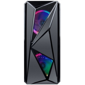 Корпус 1stPlayer F4-3R1 Color LED Black 500W