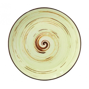 Тарілка обідня Wilmax Spiral Pistachio 25.5 см (WL-669114 / A) замовити в Україні