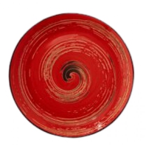 Тарілка обідня Wilmax Spiral Red 25.5 см (WL-669214 / A)