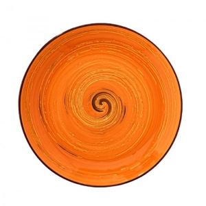 купити Тарілка обідня Wilmax Spiral Orange 25.5 см (WL-669314 / A)