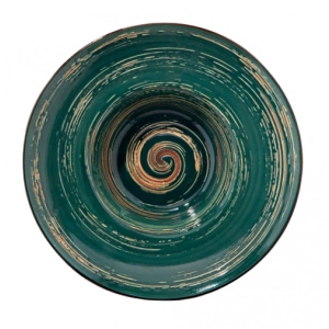 Тарілка супова Wilmax Spiral Green 20 см (WL-669522 / A)