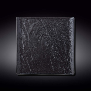 Тарілка обідня Wilmax Slatestone Black 27х27 см (WL-661107 / A)