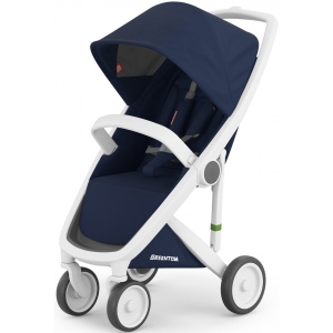 Коляска прогулянкова Greentom Classic Blue-White