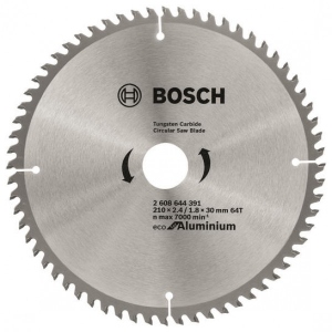 Диск алмазний Bosch Eco for Aluminium 210x2.4x30-64T (2.608.644.391)