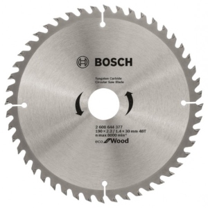 Диск алмазний Bosch Eco for Wood 190x2.2x30-48T (2.608.644.377)