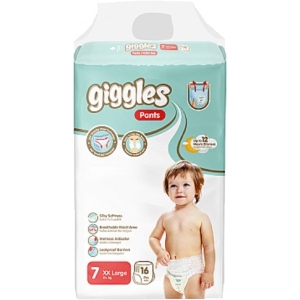 Одноразові підгузки-трусики Giggles XL (17+ кг), 16 шт. (5172) купити