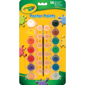 Фарби Crayola (14 шт) з пензликом (256249.012)