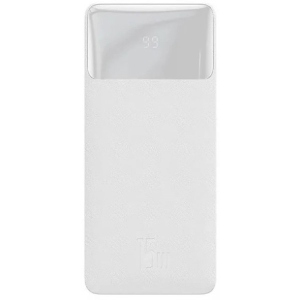 Батарея мобільна Baseus Bipow Overseas 15W 10000mAh White (PPBD050002/PPBD10)