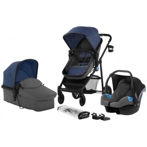 Коляска універсальна 3 в 1 Kinderkraft Juli Denim (KKWJULIDEN3000)