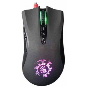 Миша дротова ігрова Bloody A91A  (Black)