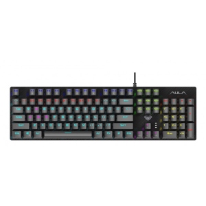 Клавіатура дротова ігрова Aula Retribution Mechanical Blue Switch EN/RU USB (6948391240329)