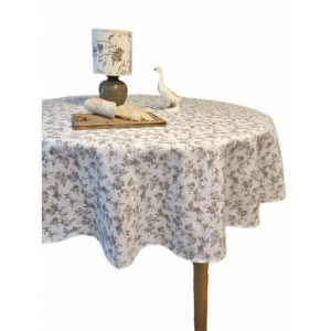 Скатертина кругла Прованс Happy Rose D136 см (026246)