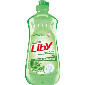 Засіб для ручного миття посуду Liby Зелений чай 440 мл (6920174764093)