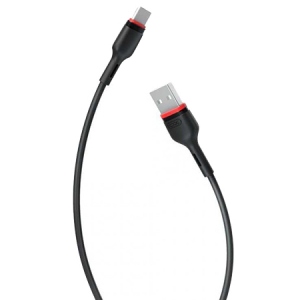 Кабель синхронізації даних XO NB-P171 2.4A Type-c Black (6920680873685)