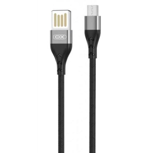 Кабель синхронізації даних XO NB188 2.4A Micro 1m Gray (6920680879717)