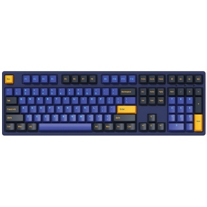 Клавіатура дротова Akko 3108 DS Horizon CS Orange V2, USB-A, EN/UKR, No Led Blue (6925758607704)