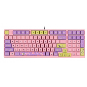 Клавіатура дротова Akko 3098S Patrick CS Starfish, USB-A, Hot-swappable, EN/UKR, RGB Pink (6925758613927)
