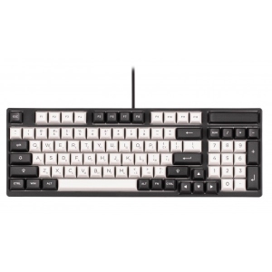 Клавіатура дротова Akko 3098S Dracula CS Silver, USB-A, Hot-swappable, EN/UKR, RGB Black (6925758616799)