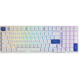 Клавіатура бездротова ігрова Akko 3098N Blue&white TTC Honey Switch RGB (6925758618335)