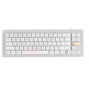 Клавіатура дротова Akko ACR Pro 68 CS Crystal, USB-A, Hot-swappable, EN/UKR, RGB White (6925758618564)