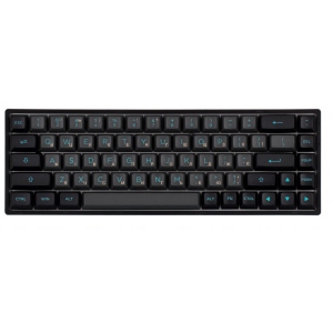 Клавіатура дротова Akko 3068B Plus Black&Cyan CS Jelly Pink, BT/WL/USB-A, EN/UKR, RGB Black (6925758618953)