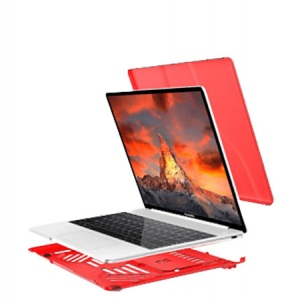 Чохол для ноутбука BeCover PremiumPlastic for Macbook Air M1 (A1932/A2337) 13.3" Red (708883)