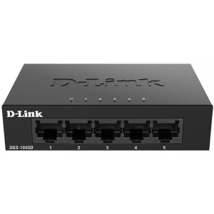 Коммутатор локальної мережі (Switch) D-Link DGS-1005D/J2A фірмовий сайт