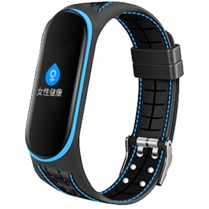 Ремінець для фітнес-браслету BeCover Lattice Style for Xiaomi Mi Smart Band 5 Blue (705159)
