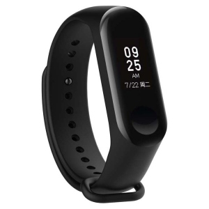 Ремінець для фітнес-браслету BeCover for Xiaomi Mi Band 4/3 Black (704126)
