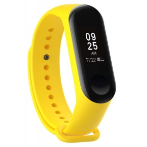 Ремінець для фітнес-браслету BeCover for Xiaomi Mi Band 4/3 Yellow (704130)