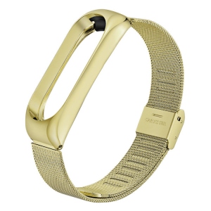Ремінець для фітнес-браслету BeCover Metal for Xiaomi Mi Band 4/3 Gold (704653)