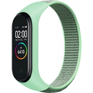 Ремінець для фітнес-браслету BeCover Nylon Style for Xiaomi Mi Smart Band 5 Mint (705426)
