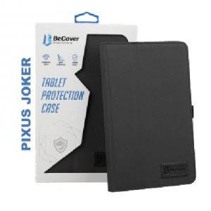 Чохол для планшету BeCover Slimbook for Pixus Joker Black (705635)