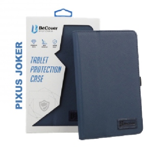 Чохол для планшету BeCover Slimbook for Pixus Joker Deep Blue (705636)