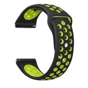 Ремінець для смарт-годинника BeCover Nike Style for Huawei Watch GT 2 42 mm Black-Yellow (705751)
