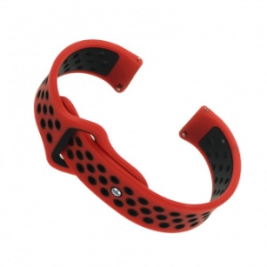 Ремінець для смарт-годинника BeCover Nike Style for Samsung Galaxy Watch 46mm/Watch 3 45mm/Gear S3 Classic/Gear S3 Frontier Red-Black (705790)