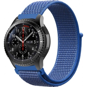 Ремінець для смарт-годинника BeCover Nylon Style for Xiaomi Amazfit Bip/Bip Lite/Bip S Lite/GTR 42mm/GTS/TicWatch S2/TicWatch E Blue (705825)
