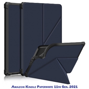 Чохол для електронної книги BeCover Ultra Slim Origami for Amazon Kindle Paperwhite 11th Gen. 2021 Deep Blue (707219)