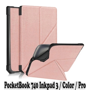 Чохол для електронної книги BeCover Ultra Slim Origami for PocketBook 740 Inkpad 3/Color/Pro Rose Gold (707456)