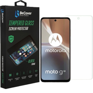 Захисне скло для смартфону BeCover for Motorola Moto G32 Crystal Clear Glass 3D (708091)