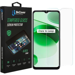 Захисне скло для смартфону BeCover for Realme C35 Crystal Clear Glass 3D (708129)