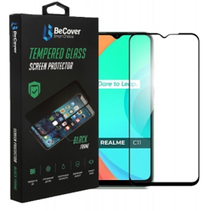 Захисне скло для смартфону BeCover for Realme C11 2021 Black (708153)