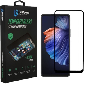 Захисне скло для смартфону BeCover for Tecno Pova 3 (LF7n) Black (708163)
