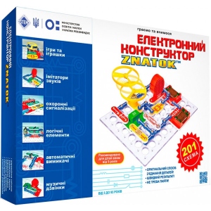 Електронний конструктор Znatok 201 схема (70831) в Україні
