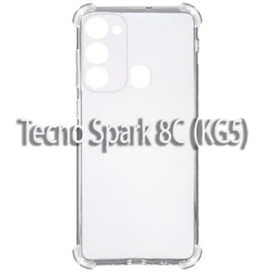 Чохол для смартфону BeCover Anti-Shock for Tecno Spark 8C (KG5) Clear (708902)