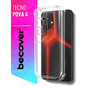 Чохол для смартфону BeCover Anti-Shock for Tecno Pova 4 (LG7n) Clear (708903)