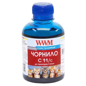 Чорнило WWM CANON CL-511/513/CLI-521C/CLI-426C (Cyan) (C11/C) 200г
